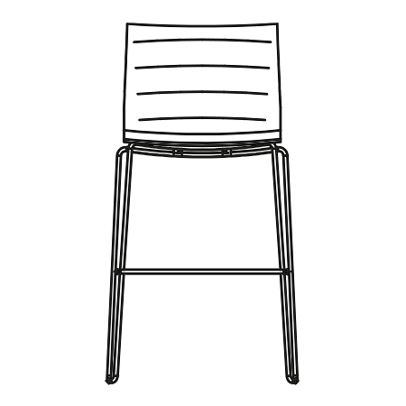 MISS stool disegno tecnico