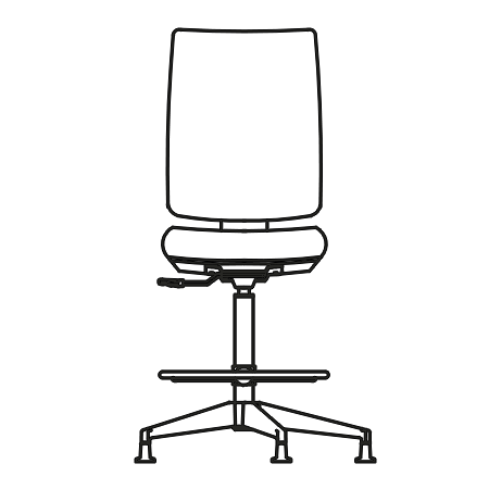 FIVE stool disegno tecnico