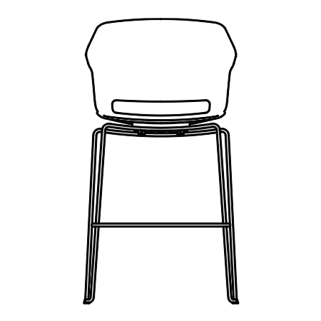 CLOP stool disegno tecnico