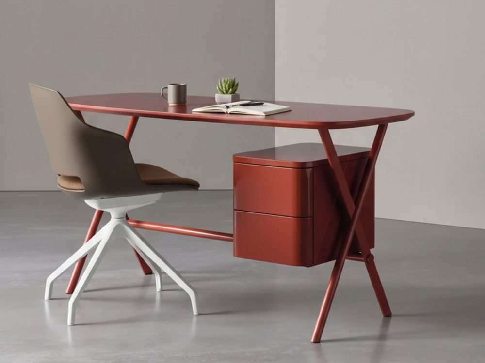 sedia visitatore CLOP, marrone