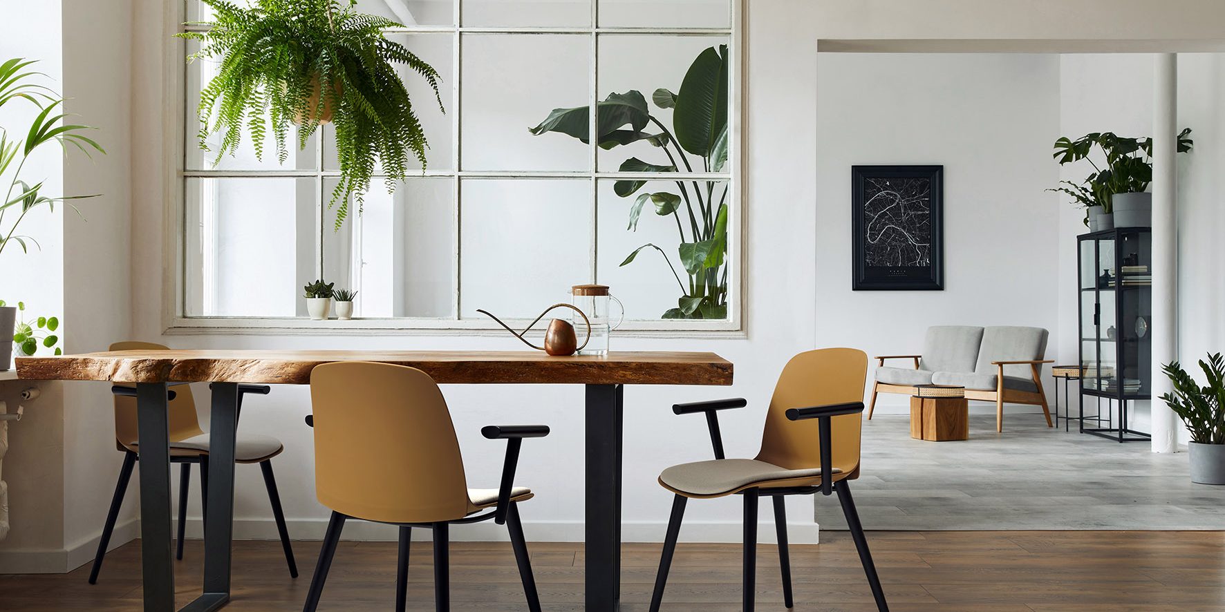 Stylish,And,Botany,Interior,Of,Dining,Room,With,Design,Craft