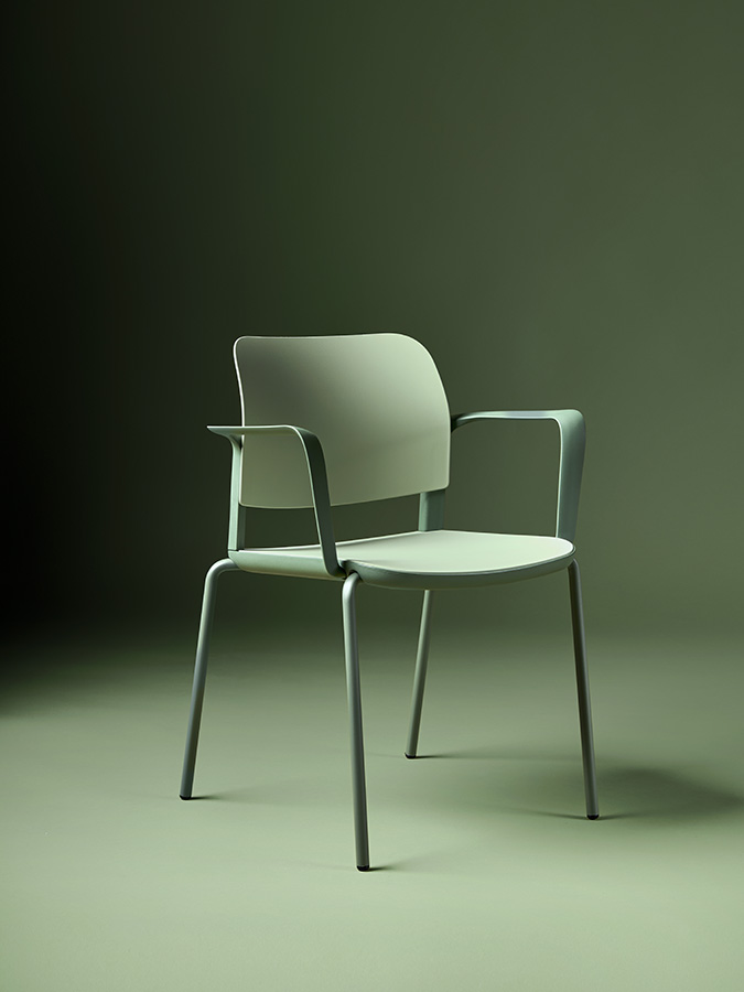 MATCH sedia visitatore Diemme - verde